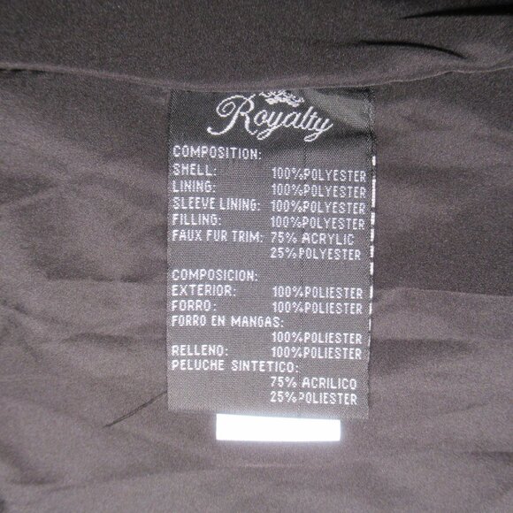 Royalty For Me Quilted Belted Puffer Coat with Removable Hood – Size Small - Picture 8 of 10